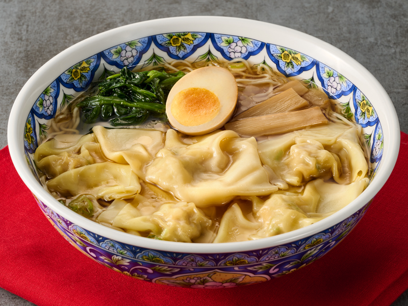 正油ワンタン麺