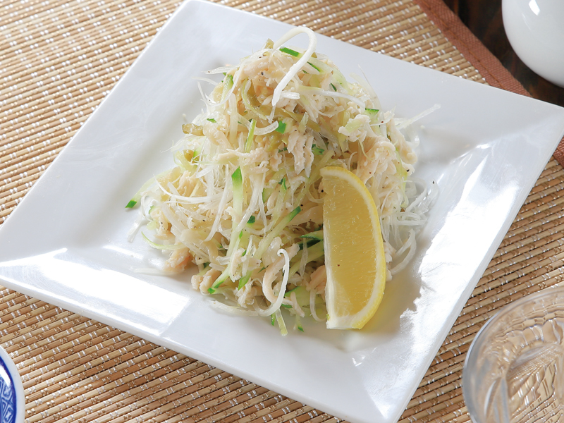 蒸し鶏の中華風サラダ