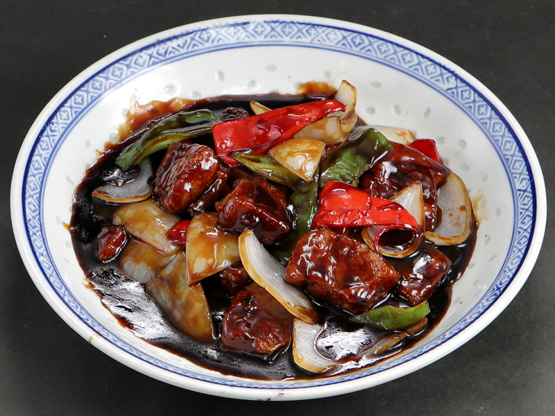 黒酢酢豚[中国名人料理・中国逸品料理](大皿)