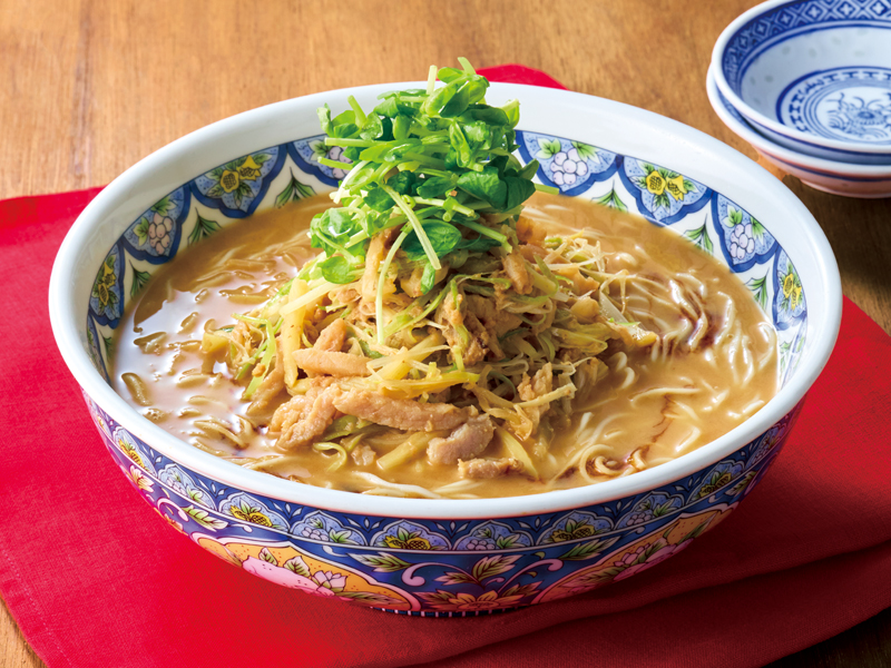 黒酢鶏白湯麺